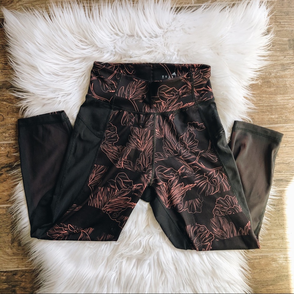 🍊Adidas tropical climalite leggings 🍊💦